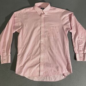 IZOD Men's‎ Large Red Regular Fit Long Sleeve Stretch Button-Down Shirt Large